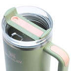 Double-Wall Vacuum The Quencher H2.0 Flowstate Tumbler  | Stanley Create D332L - Double-Wall Vacuum Insulated Travel Tumbler with Straw Detail