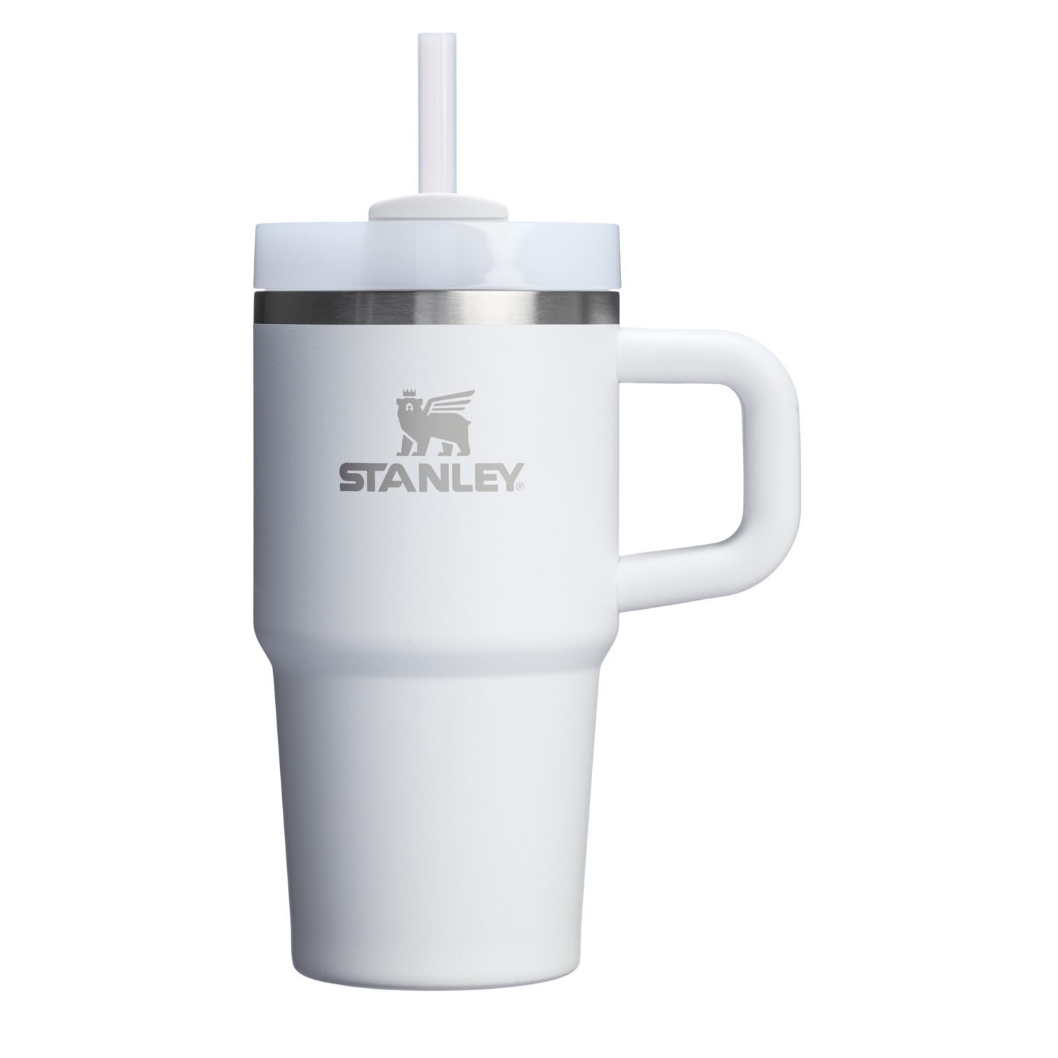 Splash-Resistant FlowState The Quencher H2.O Flowstate Tumbler with Handle | Stanley Create D309N - 40oz Large Capacity Car-Cup Friendly Quencher Detail