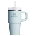 Splash-Resistant FlowState The Quencher H2.O Flowstate Tumbler with Handle | Stanley Create D309N - 40oz Large Capacity Car-Cup Friendly Quencher - Meadow