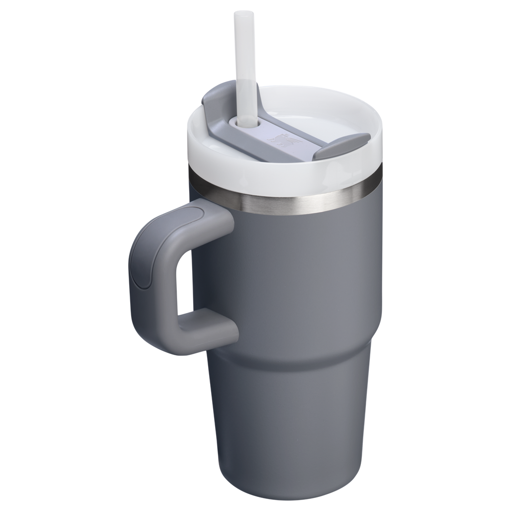Splash-Resistant FlowState The Quencher H2.O Flowstate Tumbler with Handle | Stanley Create D309N - 40oz Large Capacity Car-Cup Friendly Quencher Detail