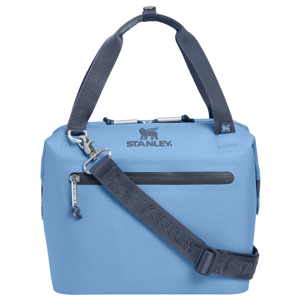 Leak-Proof Insulated The All Day Julienne Mini Cooler D052R - Julienne Series Portable Picnic Chiller Tote - Blue Sky