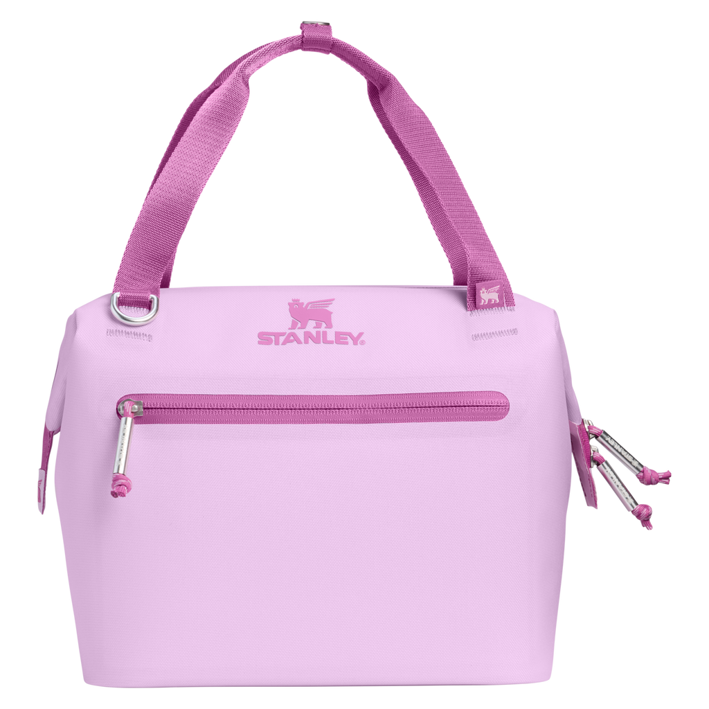 Leak-Proof Insulated The All Day Julienne Mini Cooler D052R - Julienne Series Portable Picnic Chiller Tote - Soft Orchid