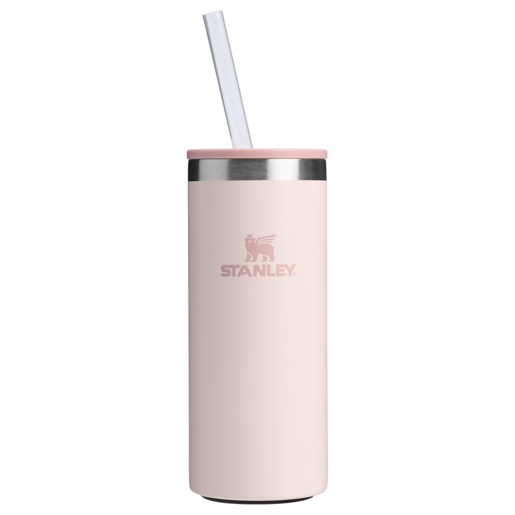Portable Mini The Everyday Slim Can Cooler Cup | Stanley Create D300G - Heavy-Duty Ice-Retention Food & Beverage Carrier - Rose Quartz