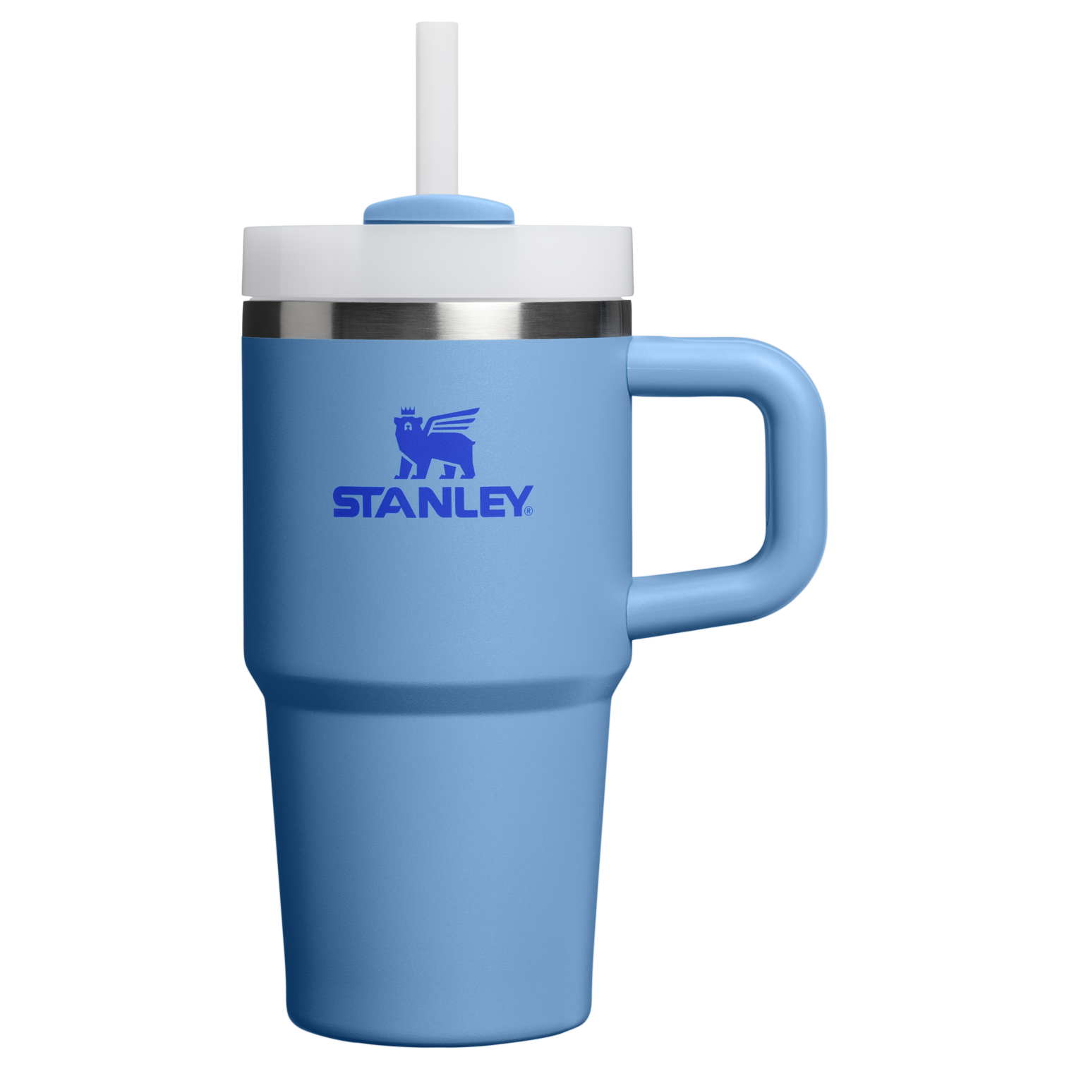 Double-Wall Vacuum The Quencher H2.O Flowstate Tumbler D069R - Premium Stainless Steel Straw Cup for All-Day Hydration - Blue Sky