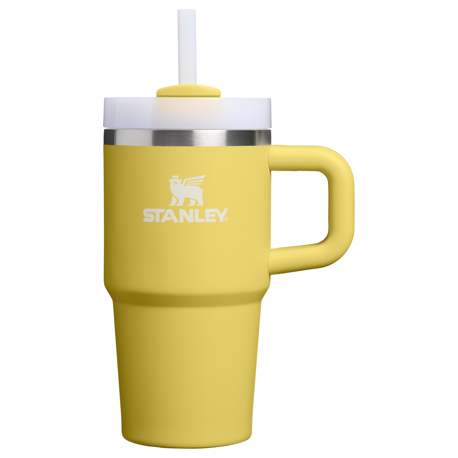 Double-Wall Vacuum The Quencher H2.O Flowstate Tumbler D069R - Premium Stainless Steel Straw Cup for All-Day Hydration - Daffodil