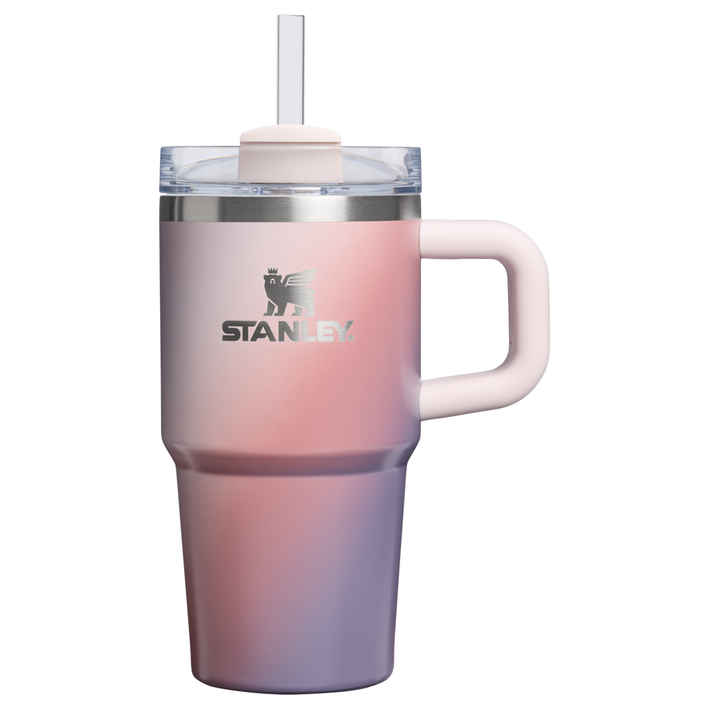 Double-Wall Vacuum The Quencher H2.O Flowstate Tumbler D069R - Premium Stainless Steel Straw Cup for All-Day Hydration - Dawn Spiral