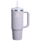 Splash-Resistant FlowState The Quencher H2.0 Flowstate Tumbler | Stanley Create D331C - 40oz Large Capacity Car-Cup Friendly Quencher - Purple Dust