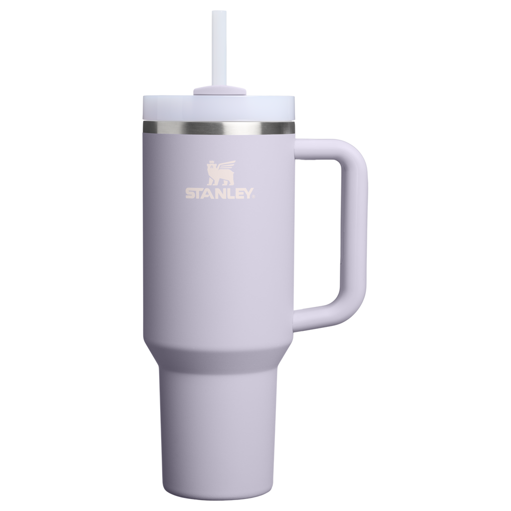 Double-Wall Vacuum The Quencher H2.0 Flowstate Tumbler  | Stanley Create D332L - Double-Wall Vacuum Insulated Travel Tumbler with Straw - Purple Dust