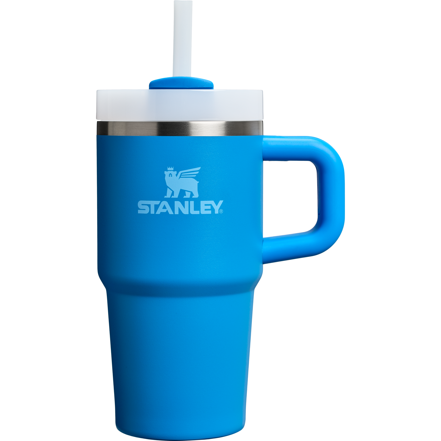 Splash-Resistant FlowState The Quencher H2.O Flowstate Tumbler with Handle | Stanley Create D309N - 40oz Large Capacity Car-Cup Friendly Quencher Detail