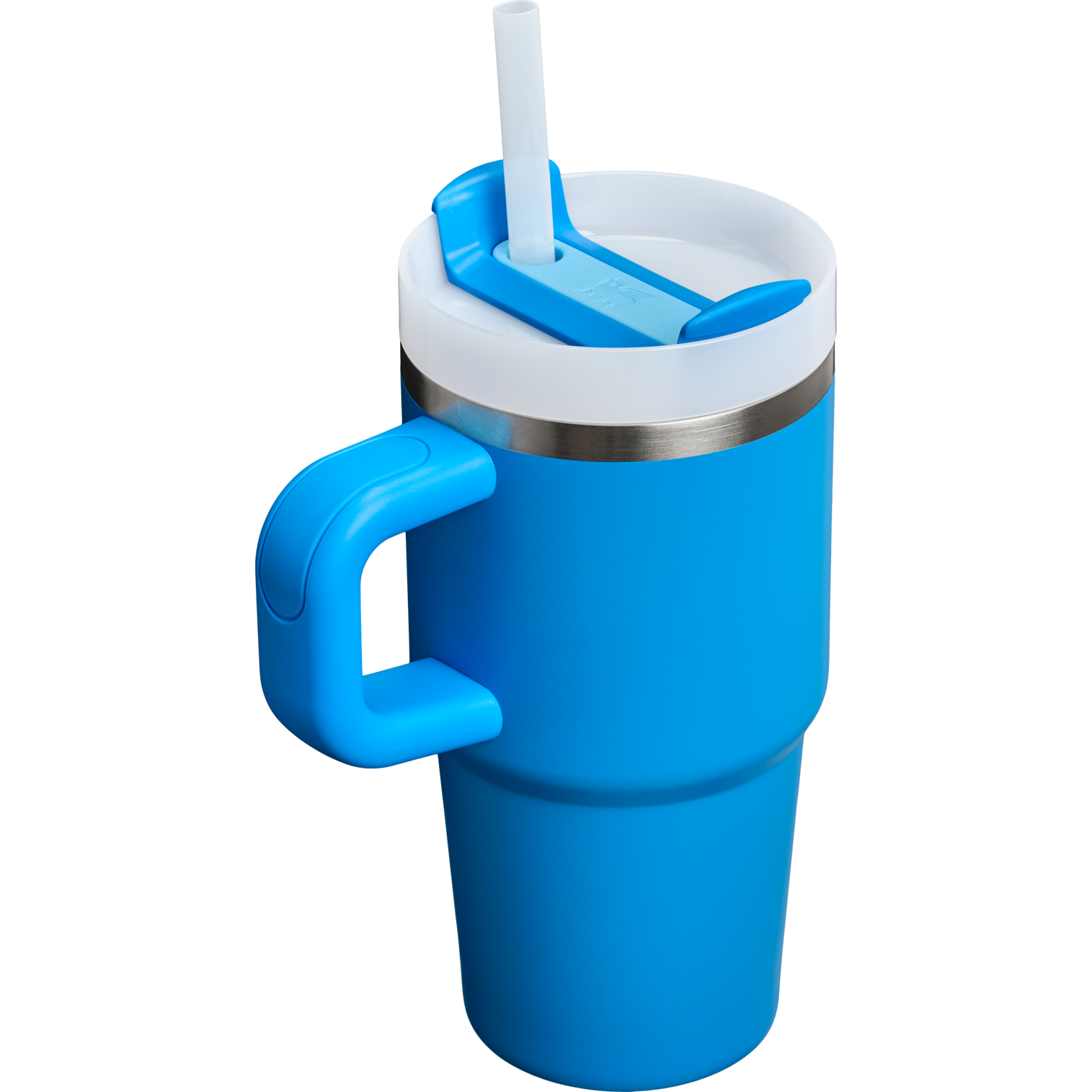 Splash-Resistant FlowState The Quencher H2.O Flowstate Tumbler with Handle | Stanley Create D309N - 40oz Large Capacity Car-Cup Friendly Quencher Detail