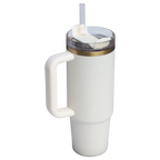 Splash-Resistant FlowState The Quencher H2.0 Flowstate Tumbler | Stanley Create D331C - 40oz Large Capacity Car-Cup Friendly Quencher Detail
