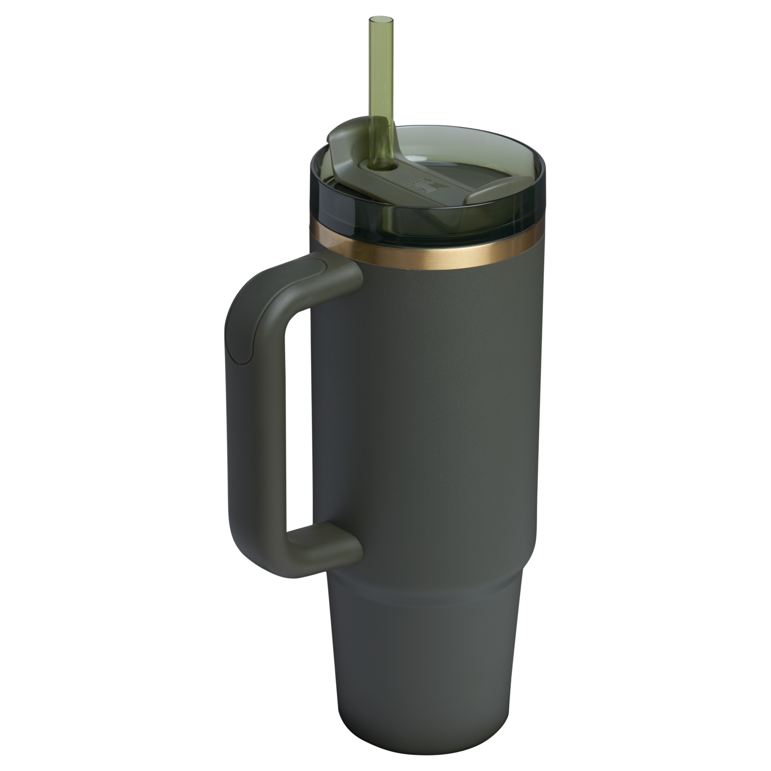 Splash-Resistant FlowState The Quencher H2.0 Flowstate Tumbler | Stanley Create D331C - 40oz Large Capacity Car-Cup Friendly Quencher Detail