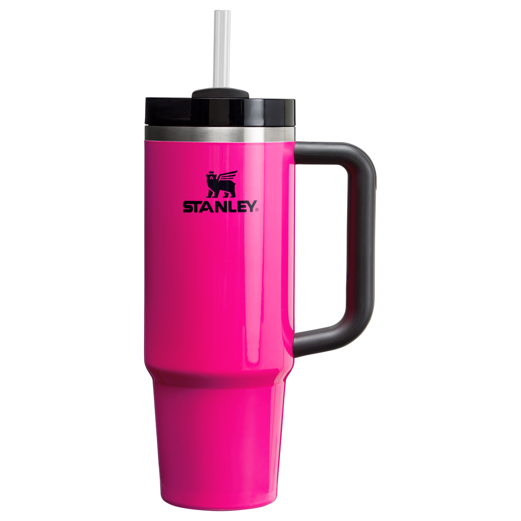 Splash-Resistant FlowState The Quencher H2.0 Flowstate Tumbler | Stanley Create D331C - 40oz Large Capacity Car-Cup Friendly Quencher Detail
