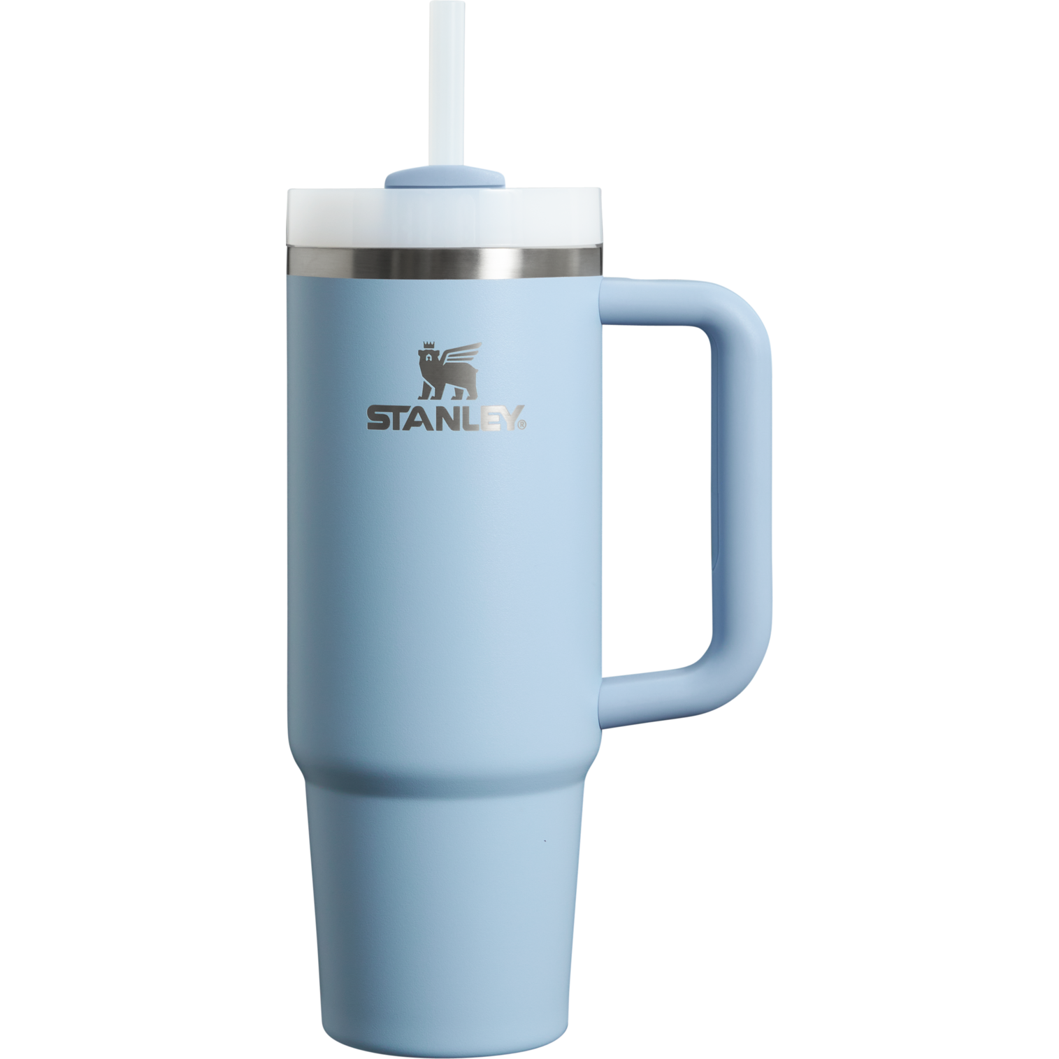 Splash-Resistant FlowState The Quencher H2.0 Flowstate Tumbler | Stanley Create D331C - 40oz Large Capacity Car-Cup Friendly Quencher Detail