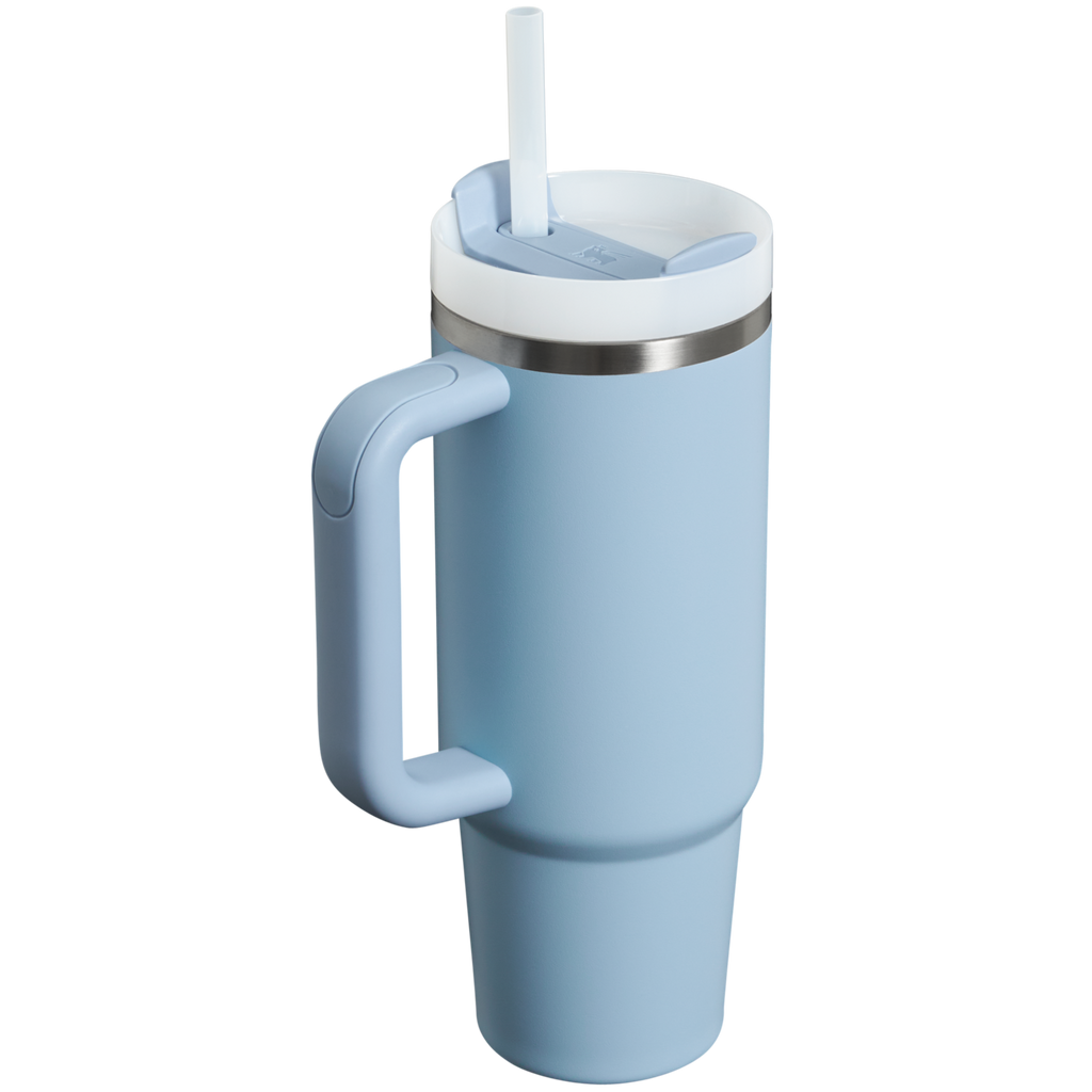 Splash-Resistant FlowState The Quencher H2.0 Flowstate Tumbler | Stanley Create D331C - 40oz Large Capacity Car-Cup Friendly Quencher Detail