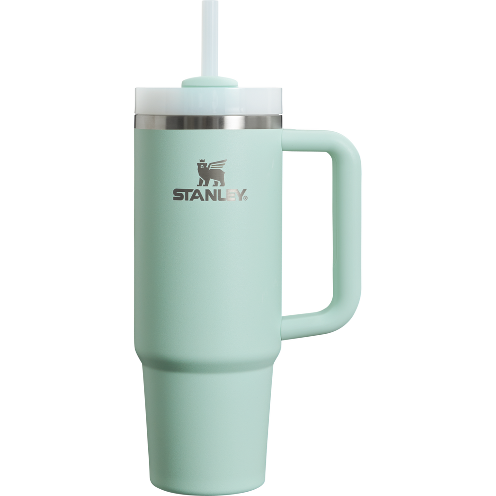 Splash-Resistant FlowState The Quencher H2.0 Flowstate Tumbler | Stanley Create D331C - 40oz Large Capacity Car-Cup Friendly Quencher Detail