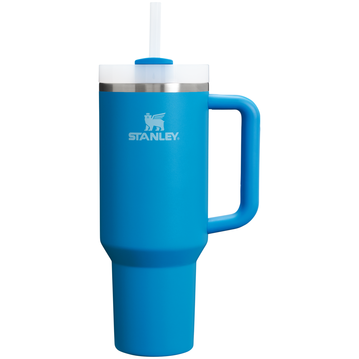 Car-Cup Friendly The Quencher H2.0 Flowstate Tumbler D050X - Premium Stainless Steel Straw Cup for All-Day Hydration - Azure