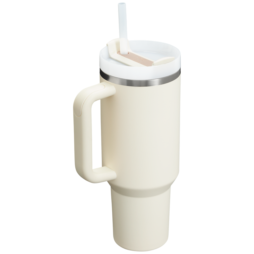 Double-Wall Vacuum The Quencher H2.0 Flowstate Tumbler  | Stanley Create D332L - Double-Wall Vacuum Insulated Travel Tumbler with Straw Detail