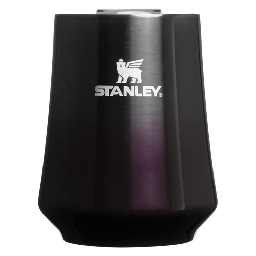 Elegant Stemless The Halloween Reserve Wine Tumbler D364P - Shatterproof Flavor-Preserving Cocktail Tumbler with Lid - Purple Night Shine