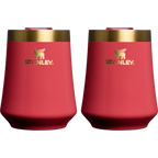 Premium Matte The Cheers & Cheer Reserve Wine Tumbler | 2-pack D190T - Premium Insulated Egg-Shaped Wine Glass for Outdoors Detail