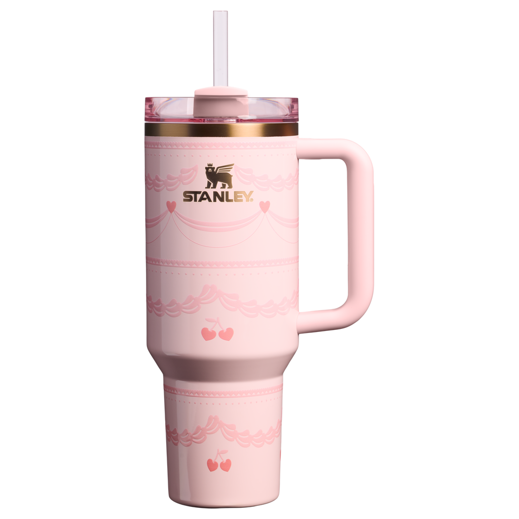Double-Wall Vacuum The Valentine’s Day Quencher H2.0 Flowstate Tumbler D231T - FlowState 3-Position Lid Insulated Travel Mug - Pink Velvet Cake