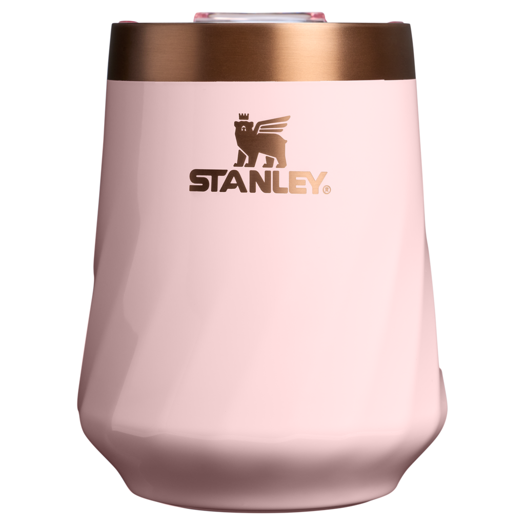 Vacuum Insulated Wine The Valentine’s Day Textured Reserve Wine Tumbler D233K - Reserve Collection Stainless Steel Whiskey Cup - Pink Velvet Gloss