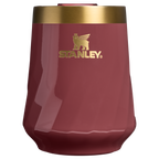 Vacuum Insulated Wine The Valentine’s Day Textured Reserve Wine Tumbler D233K - Reserve Collection Stainless Steel Whiskey Cup - Red Velvet Gloss